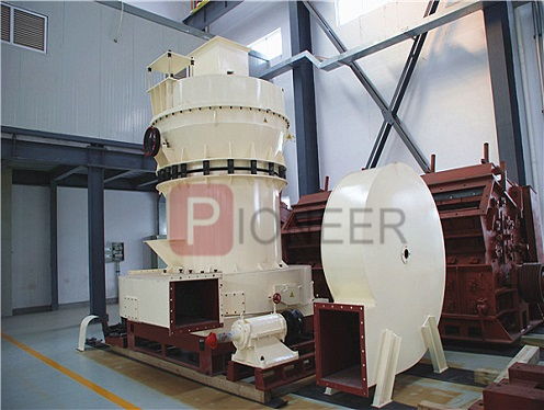高压悬辊磨粉机生产线展示